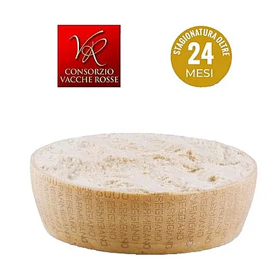 parmigiano reggiano 24 mois - demi-roue - 17 kg